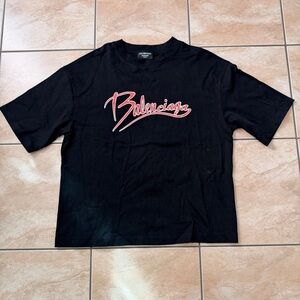 Balenciaga Black T-Shirt - Men Small